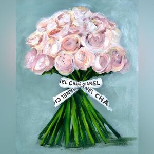 “ the perfect bouquet” floral wall art home decor